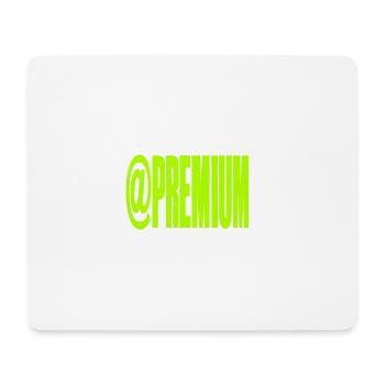 Premium @Symbool Neon Bold - Tapis de souris (format paysage) - blanc - Devant
