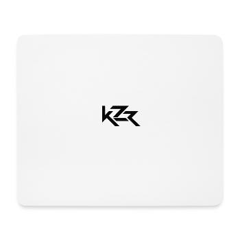 Geometric KZ Monogram - Mouse Pad (horizontal) - white - Front
