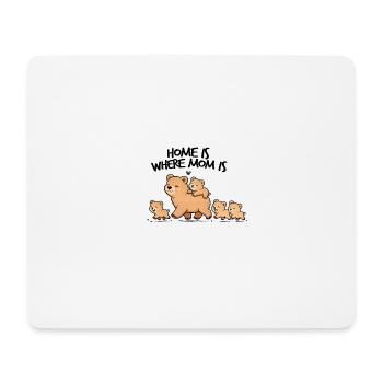 Home Is Where Mom Is – Bear Family - Mouse Pad (horizontal) - white - Front