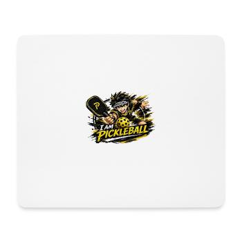 JE SUIS LE PICKLEBALL - Tapis de souris (format paysage) - blanc - Devant
