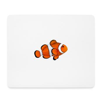 Clownfish - Mouse Pad (horizontal) - white - Front