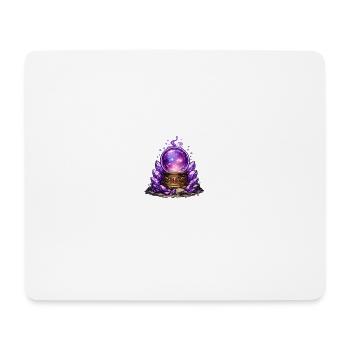 Kosmischer Kristall-Orb - Mousepad (Querformat) - Weiß - Vorne