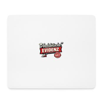 Anekdotische Evidenz Retro Flair - Mousepad (Querformat) - Weiß - Vorne