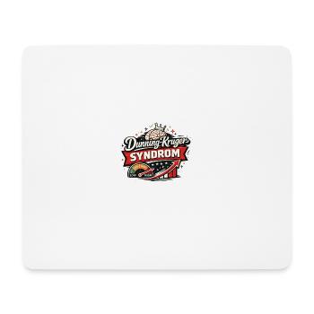 Dunning-Kruger Syndrom – Grafik - Mousepad (Querformat) - Weiß - Vorne