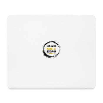 Pursue It Bold Motivational Stamp - Mouse Pad (horizontal) - white - Front