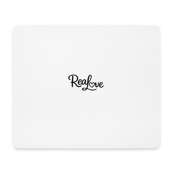 Real Love Silhouette - Mousepad (Querformat) - Weiß - Vorne