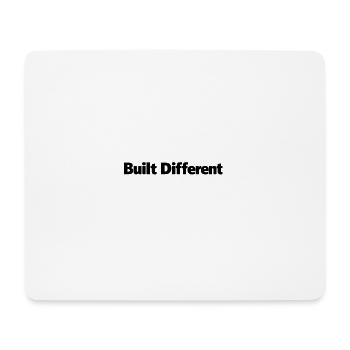 built different - Mouse Pad (horizontal) - white - Front