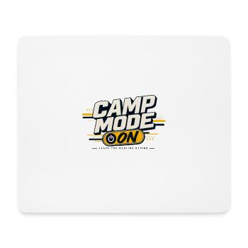 Mode camp activé - Tapis de souris (format paysage) - blanc - Devant