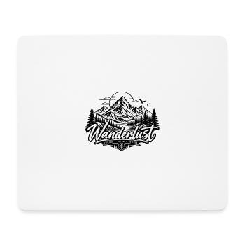 Errance - Tapis de souris (format paysage) - blanc - Devant