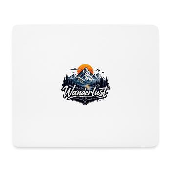 Wanderlust - Mouse Pad (horizontal) - white - Front