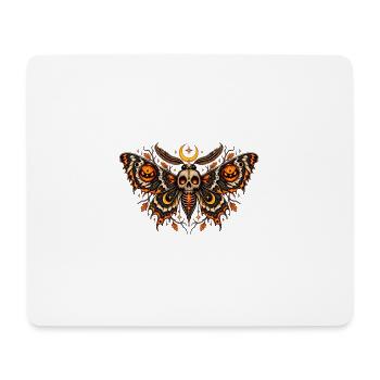 Moth Gothic Halloween - Mouse Pad (horizontal) - white - Front