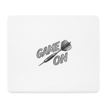 Game On Pfeil Design - Mousepad (Querformat) - Weiß - Vorne