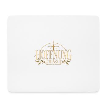 Glaube trägt Geschenkidee Christliches Design - Mousepad (Querformat) - Weiß - Vorne