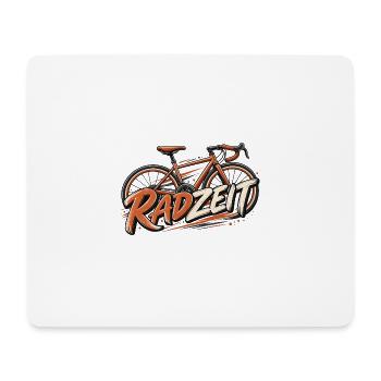 Radfahren Retro Fahrradmotiv Zeitlose Geschenkidee - Mousepad (Querformat) - Weiß - Vorne