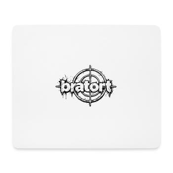 Bratort: Zielscheiben-Graffiti - Mousepad (Querformat) - Weiß - Vorne