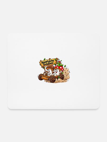 1000203246 - Mousepad (Querformat) - Weiß