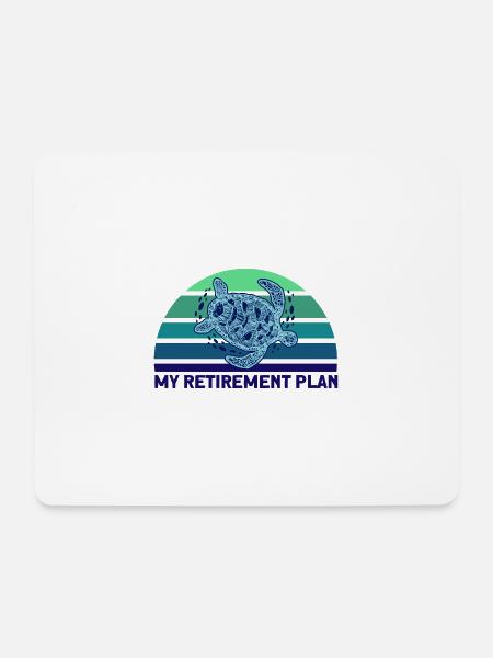 Schildkrötenhaltung Meeresschildkröte Schildkröten - Mousepad (Querformat) - Weiß