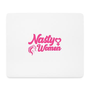 Droits des femmes Autonomisation féministe - Tapis de souris (format paysage) - blanc - Devant