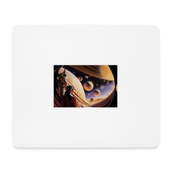 Haytch l’essence du cosmos - Tapis de souris (format paysage) - blanc - Devant