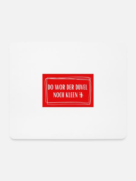 Do wor der Düvel noch kleen - Köln Kölsch Kölle - Mousepad (Querformat) - Weiß