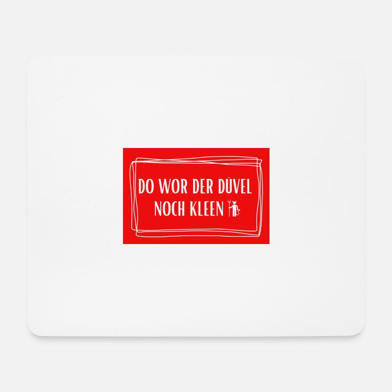 Do wor der Düvel noch kleen - Köln Kölsch Kölle - Mousepad (Querformat) - Weiß