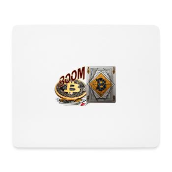 crypto boom, Kryptomünze Boom - Mousepad (Querformat) - Weiß - Vorne
