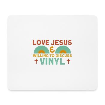 Record Record Collector LP Collector - Mouse Pad (horizontal) - white - Front