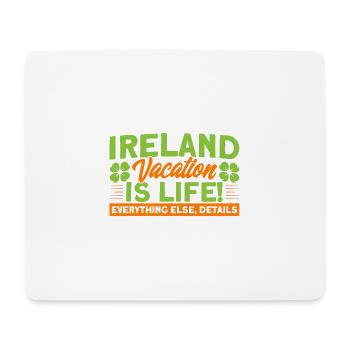 Irlande Holidays Irlande Cadeau irlandais - Tapis de souris (format paysage) - blanc - Devant
