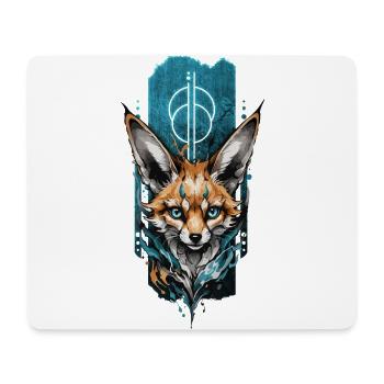 nchanted Desert: Magischer Fennec-Fuchs - Mousepad (Querformat) - Weiß - Vorne