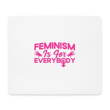 Droits des femmes Autonomisation féministe - Tapis de souris (format paysage) - blanc - Devant