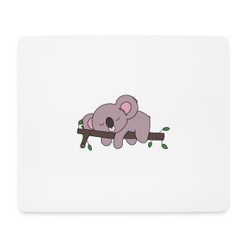 Koala - Mousepad (Querformat) - Weiß - Vorne