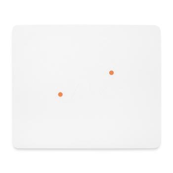 Conception de script d’amour floral - Tapis de souris (format paysage) - blanc - Devant