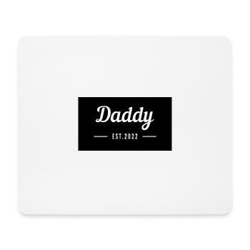 Papa seit 2022 - Mousepad (Querformat) - Weiß - Vorne
