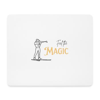 Feel the Magic - Biathlon - Mouse Pad (horizontal) - white - Front