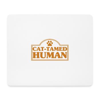 Katzeneltern Katzen Sprüche Katze Geschenk - Mousepad (Querformat) - Weiß - Vorne