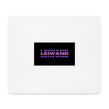 Leiwand - Tapis de souris (format paysage) - blanc - Devant