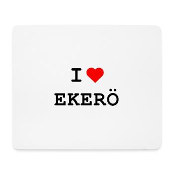 I love Ekerö - Ich liebe Ekerö - Mousepad (Querformat) - Weiß - Vorne