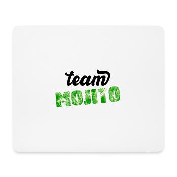 Team MOJITO - Tapis de souris (format paysage) - blanc - Devant