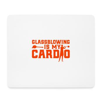 Glasser Glassworker Glasser Blowing Gift - Tapis de souris (format paysage) - blanc - Devant