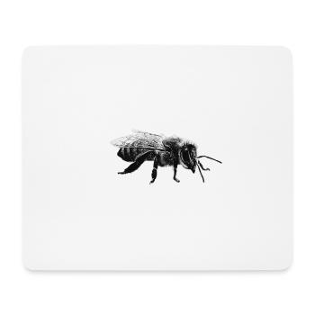 Bee - Mouse Pad (horizontal) - white - Front