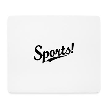 sports - Mouse Pad (horizontal) - white - Front