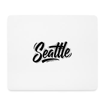 Seattle - Mouse Pad (horizontal) - white - Front