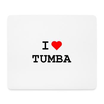 I love Tumba - Ich liebe Tumba - Mousepad (Querformat) - Weiß - Vorne