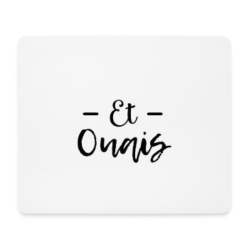 Et ouais - Tapis de souris (format paysage) - blanc - Devant
