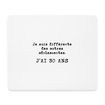 j'ai 30 ans - Tapis de souris (format paysage) - blanc - Devant