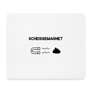 Rettungsdienst Notfallsanitäter NFS Scheißemagnet - Mousepad (Querformat) - Weiß - Vorne
