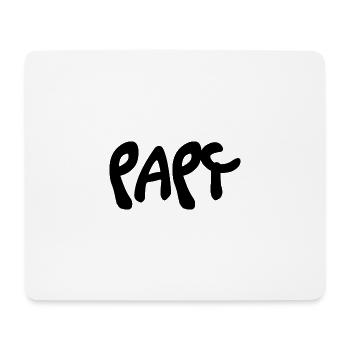 PAPY. FÊTE DES PÈRES. BONNE FÊTE PAPY. JE T'AIME. - Tapis de souris (format paysage) - blanc - Devant