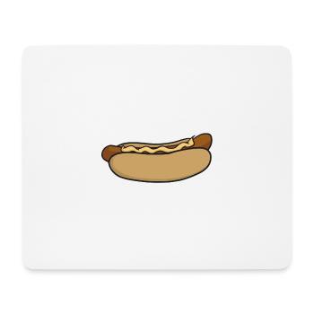 Hot dog - Mouse Pad (horizontal) - white - Front