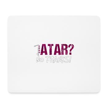 Qatar Boycott Flag Gift - Mouse Pad (horizontal) - white - Front