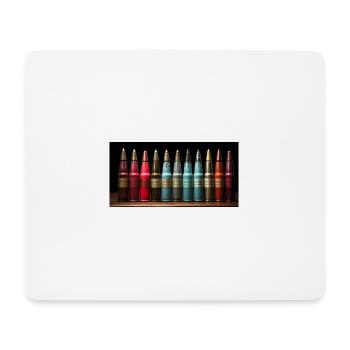 Farb Patronen - Mousepad (Querformat) - Weiß - Vorne